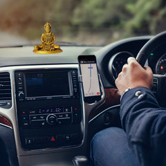 Meditating Hanuman Car Dashboard