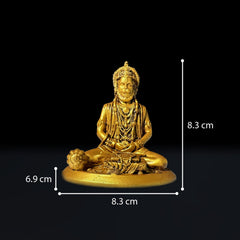 Meditating Hanuman Car Dashboard