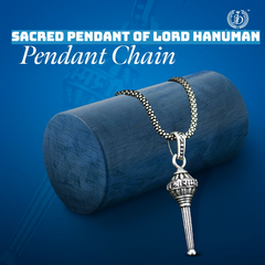 Lord Hanuman Gada Pendant Chain